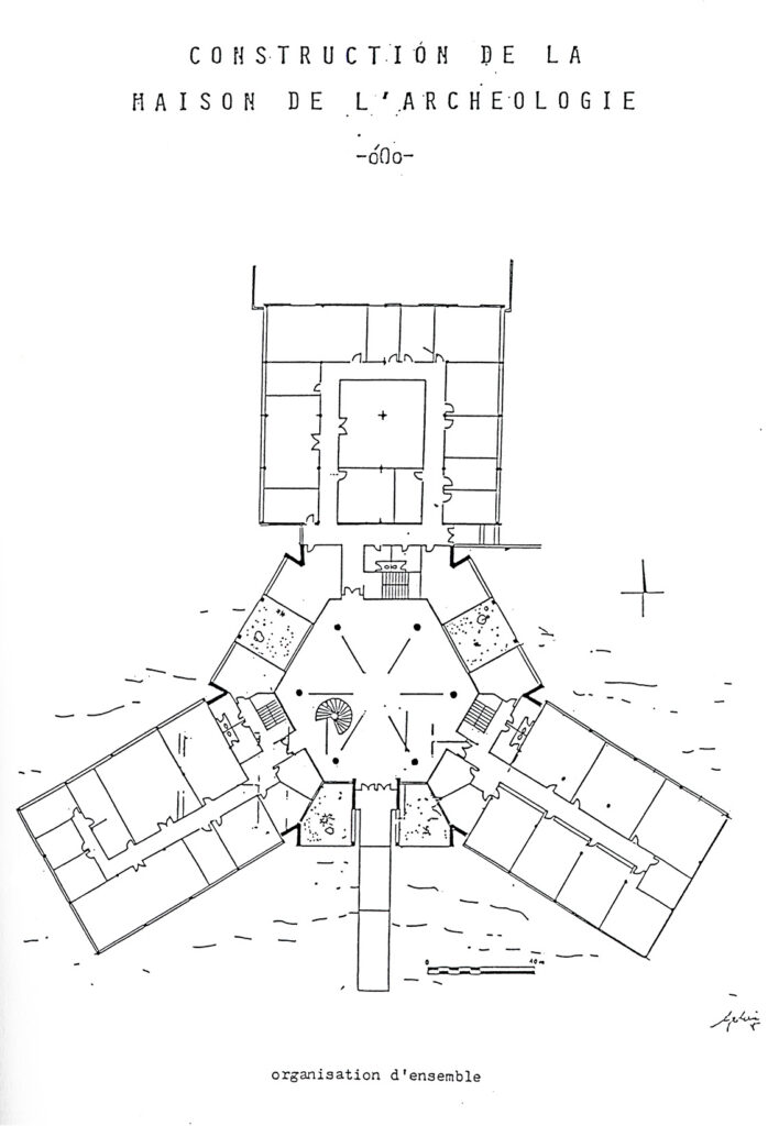Plan de la Maison de l’Archéologie