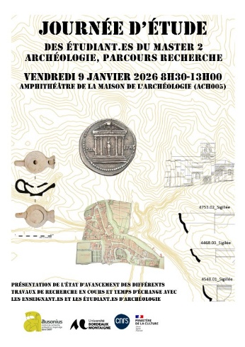 Journée d&rsquo;étude du Master 2 Archéologie