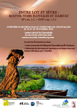 JOURNÉES D’ARCHÉOLOGIE ET D’HISTOIRE DE CHANCELADE – 18, 19 ET 20 NOVEMBRE 2022