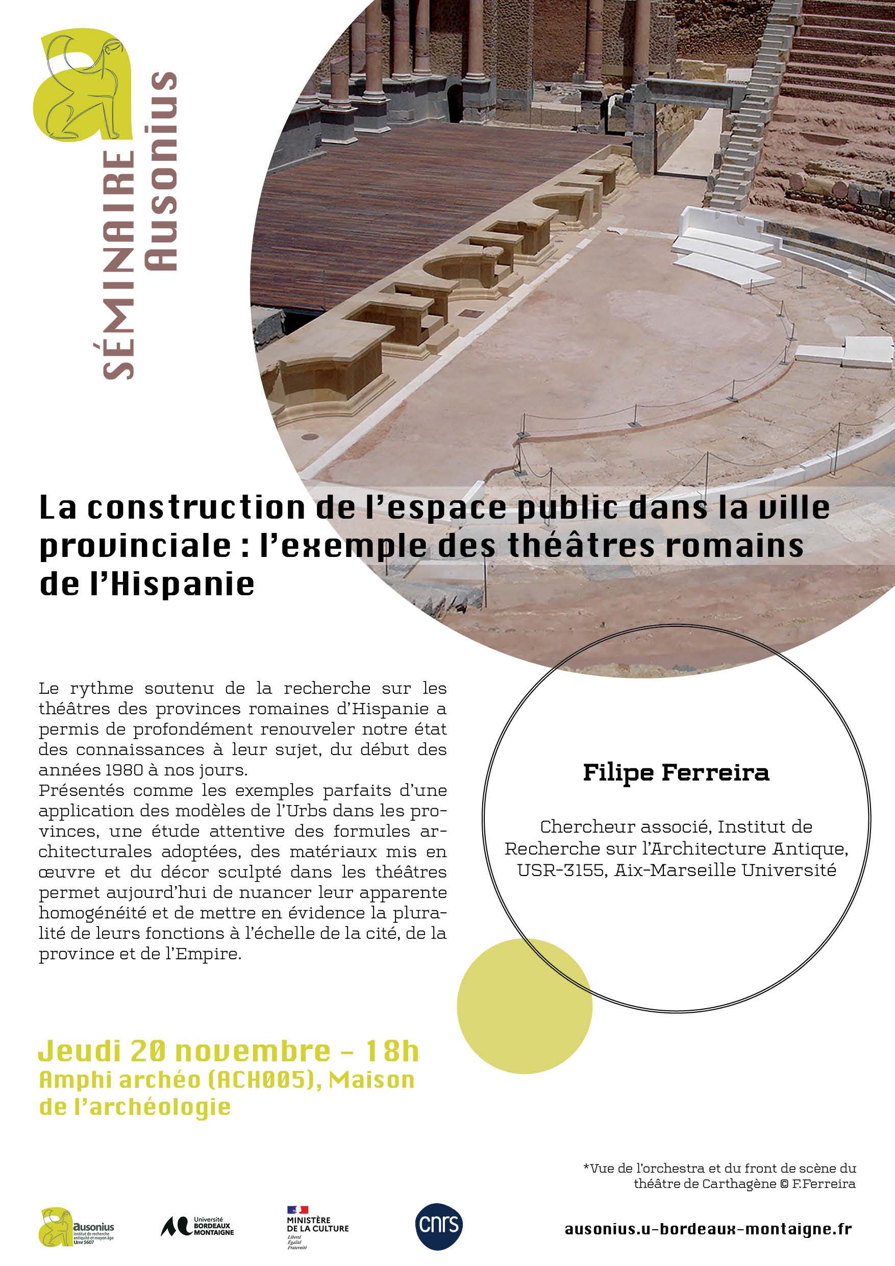 La construction de l&rsquo;espace public dans la ville provinciale : l&rsquo;exemple des théâtres romains de l&rsquo;Hispanie