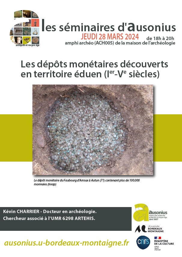 Les dépôts monétaires découverts en territoire éduen (Ier-Ve siècles)