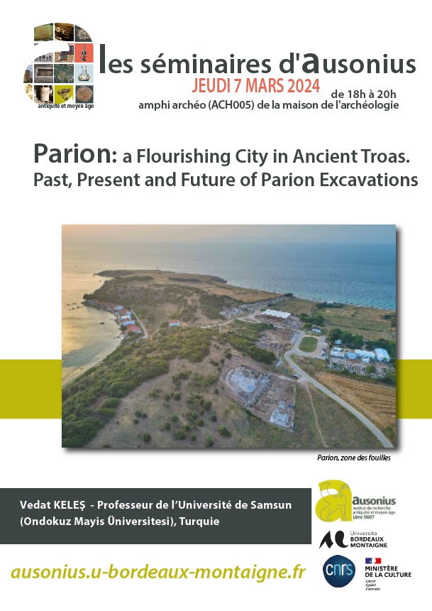 Parion: a Flourishing City in Ancient Troas. Past, Present and Future of Parion Excavations
