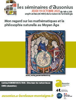 Mon regard sur les mathématiques et la philosophie naturelle au Moyen Âge