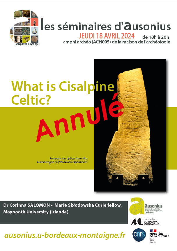 Dr Corinna SALOMON – Marie Skłodowska Curie fellow, Maynooth University (Irlande)