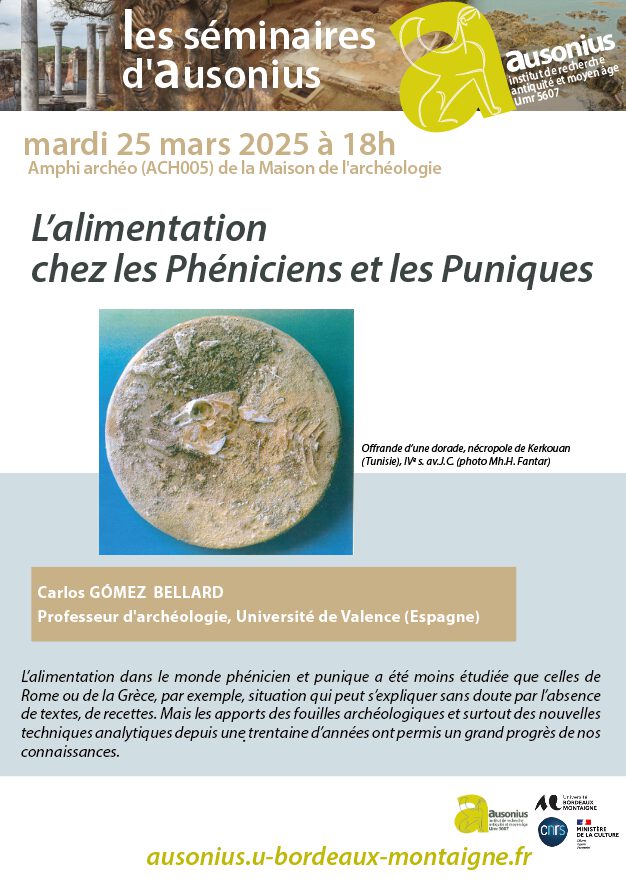 L’alimentation chez les Phéniciens et les Puniques