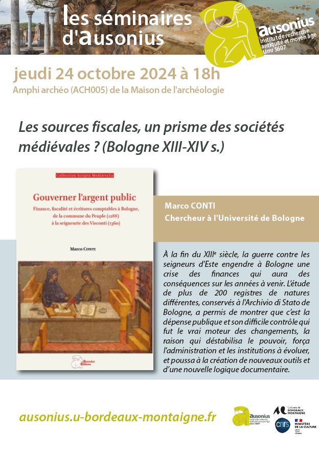 Les sources fiscales, un prisme des sociétés médiévales ? (Bologne XIII-XIV s.)