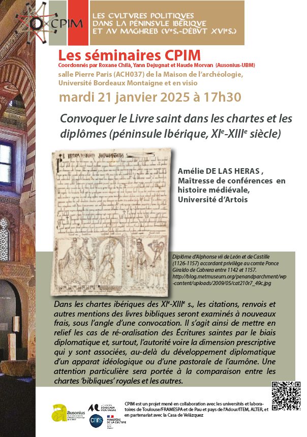 Convoquer le Livre saint dans les chartes et les diplômes (péninsule Ibérique, XI e -XIII e siècle)